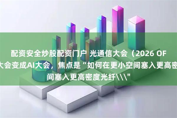 配资安全炒股配资门户 光通信大会（2026 OFC）：电信大会变成AI大会，焦点是“如何在更小空间塞入更高密度光纤\